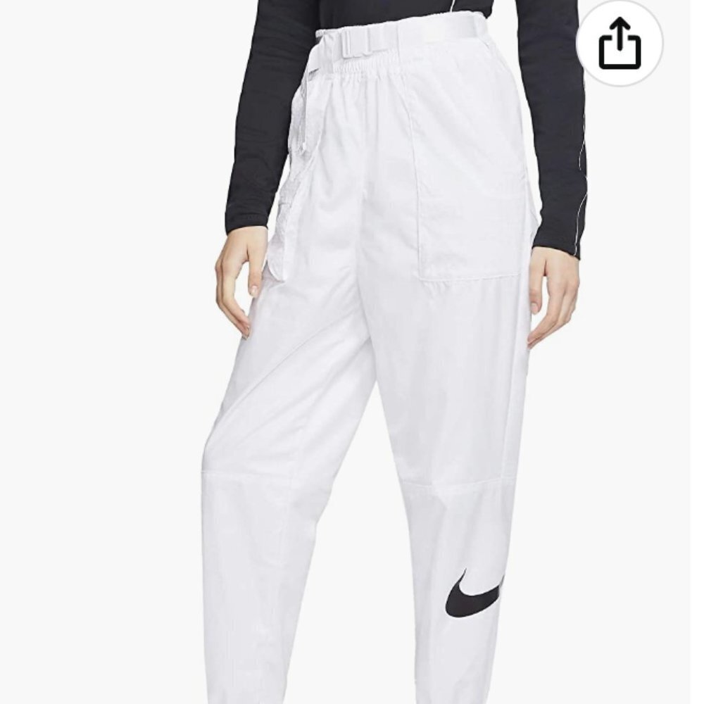 Nike woven swoosh pants